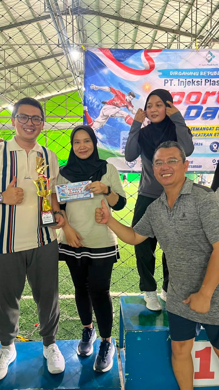 Juara 3 Badminton Sporting Day PT IPP